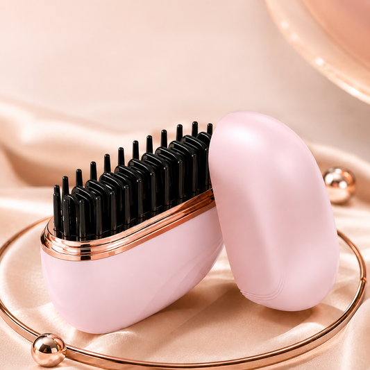 Mini plancha de pelo portátil recargable
