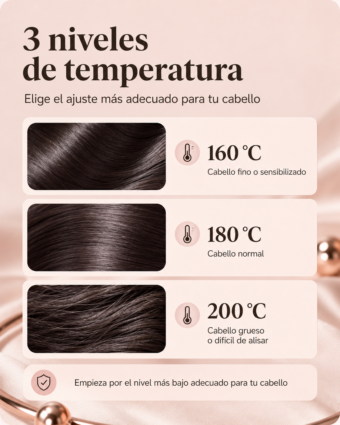 Mini plancha de pelo portátil recargable
