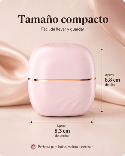 Mini plancha de pelo portátil recargable